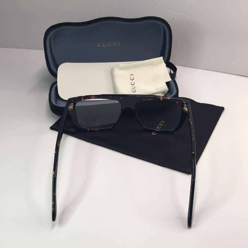 💯- New Authentic Gucci GG1040O 002 Oversized Eyeglasses - Picture 8 of 14